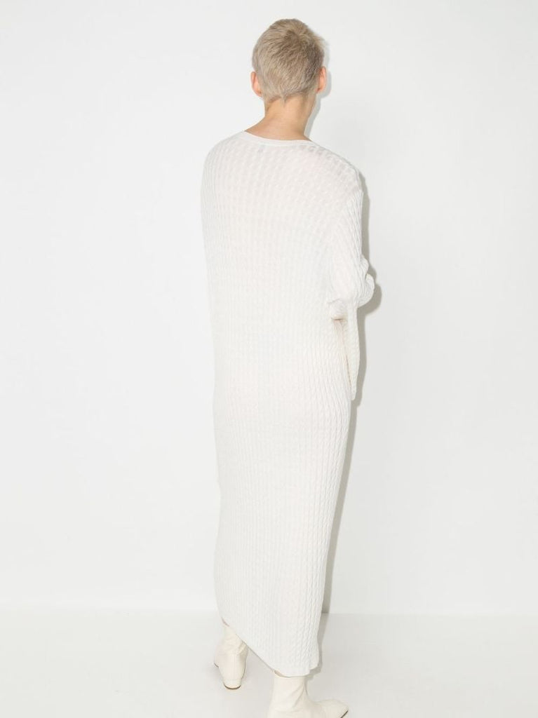 Cable Knit Wool Dress