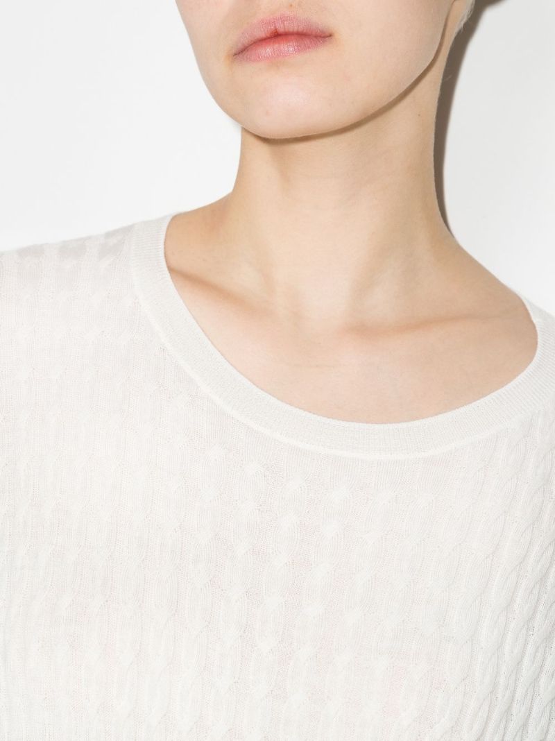 Cable Knit Wool Dress