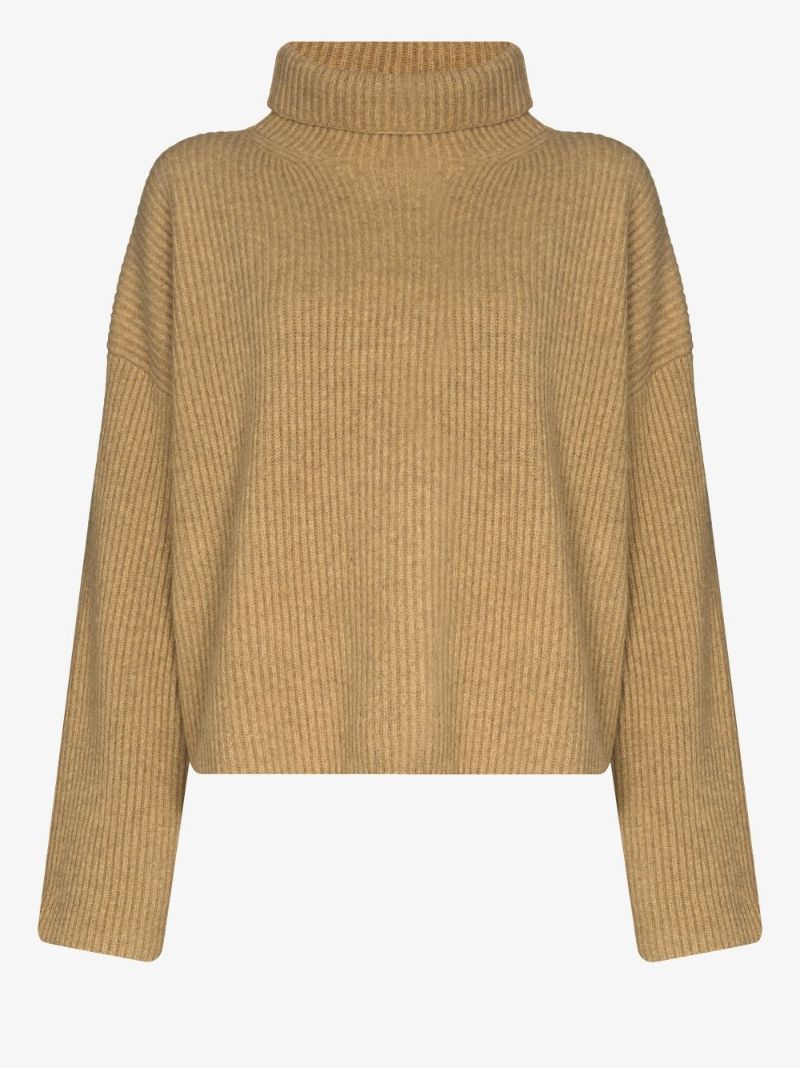 Neutral Roll-neck Sweater