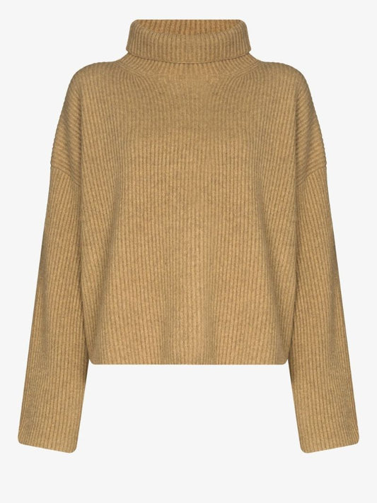 Neutral Roll-neck Sweater