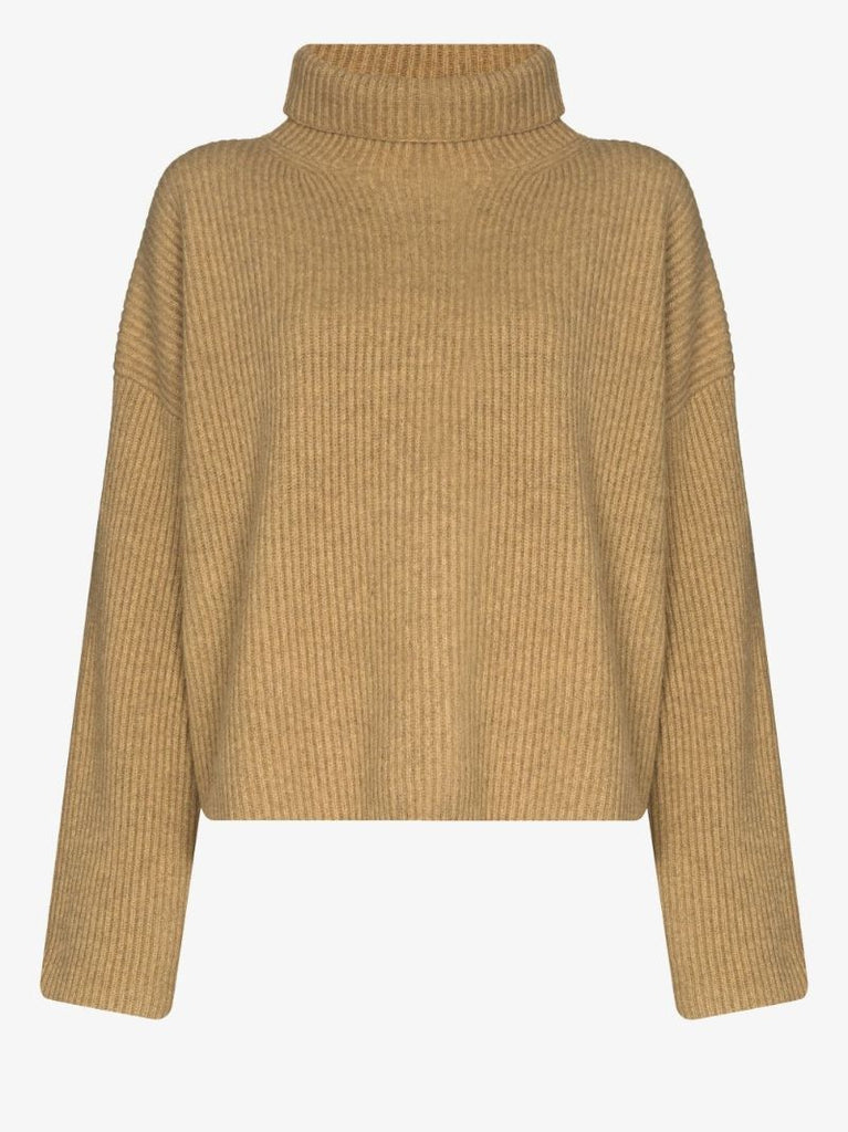 Neutral Roll-neck Sweater