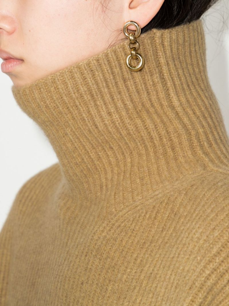 Neutral Roll-neck Sweater