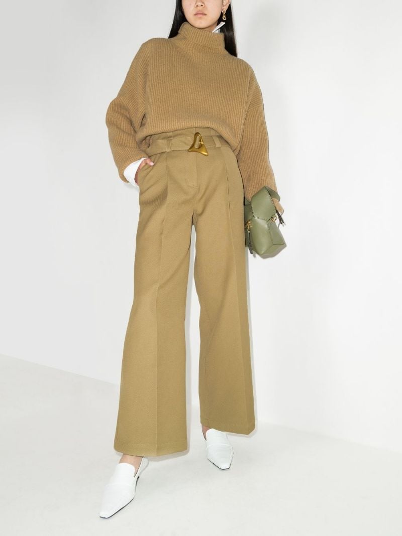 Neutral Roll-neck Sweater