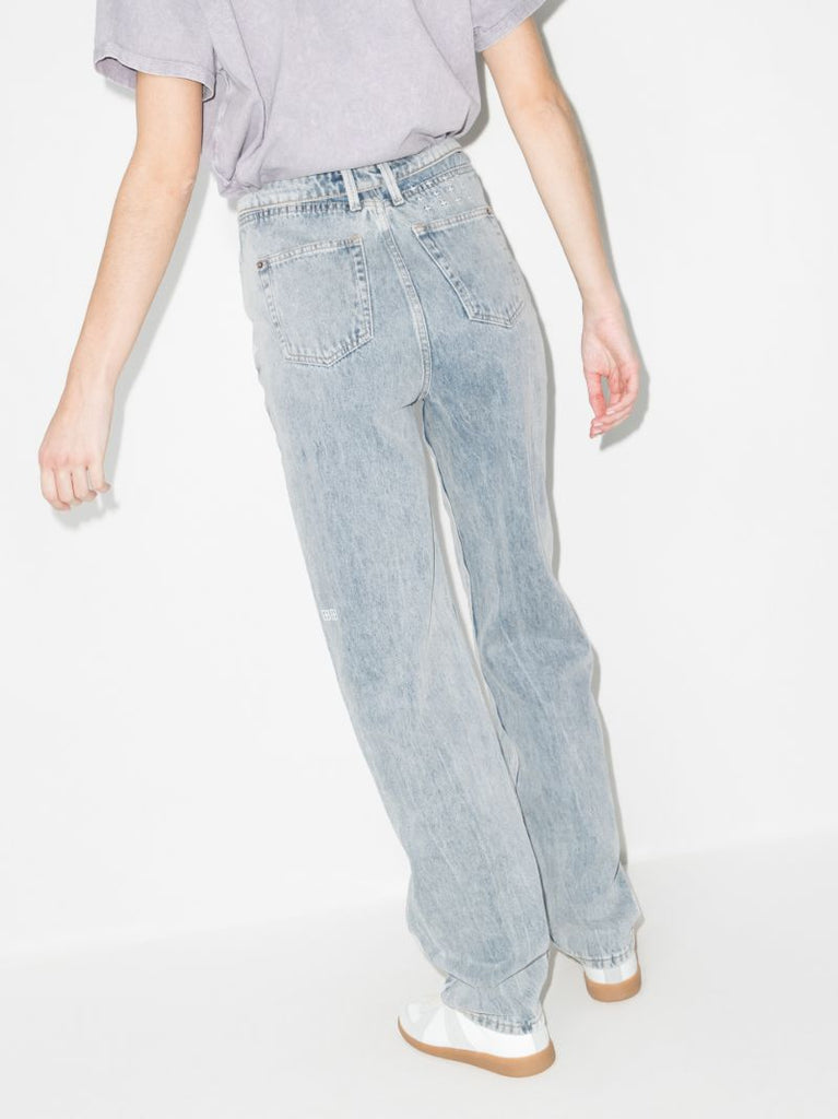 Undone Playback Muse Straight Leg Jeans