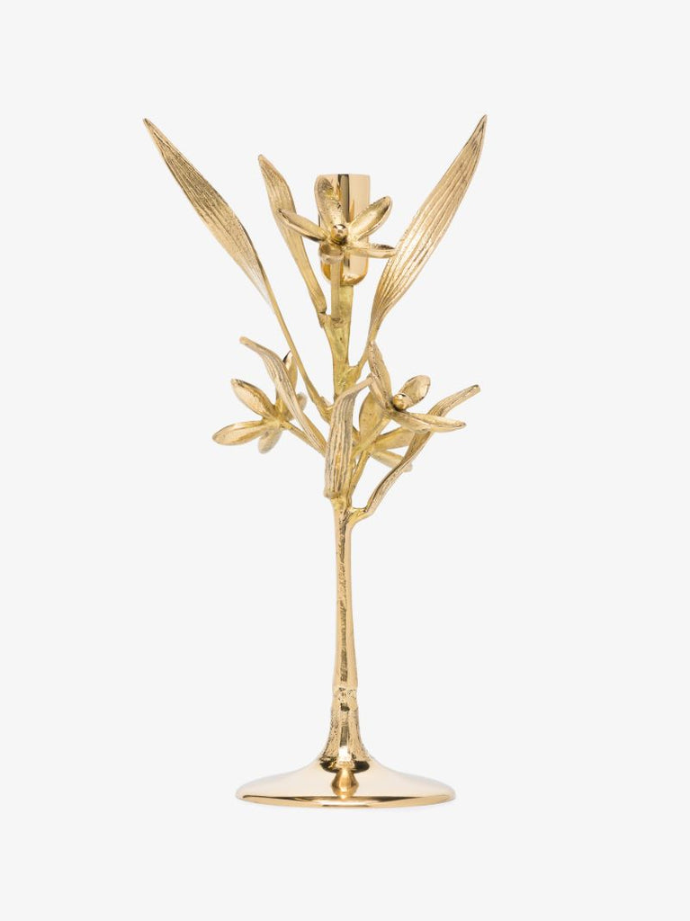 Gold-tone Bergamot Candle Holder