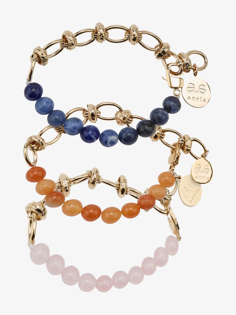 Gold-plated Ayla Quartz Bracelet Set