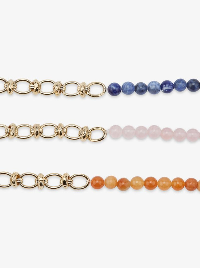 Gold-plated Ayla Quartz Bracelet Set