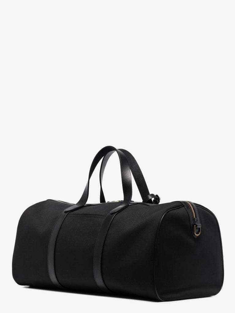 Black Canvas Holdall Bag