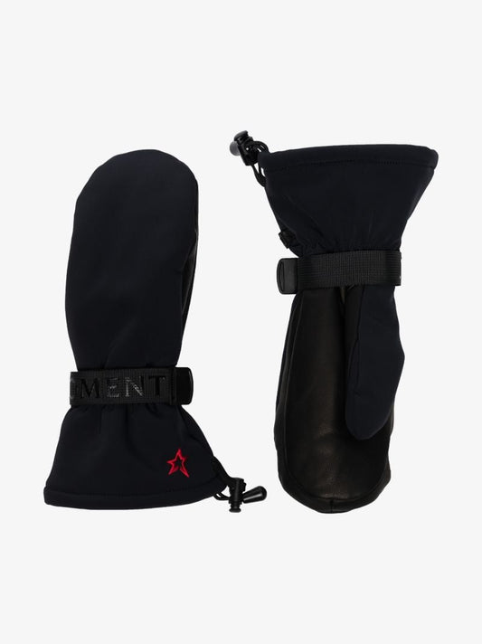 Black Davos Padded Ski Gloves