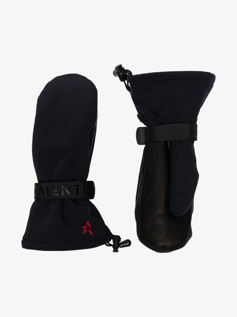 Black Davos Padded Ski Gloves