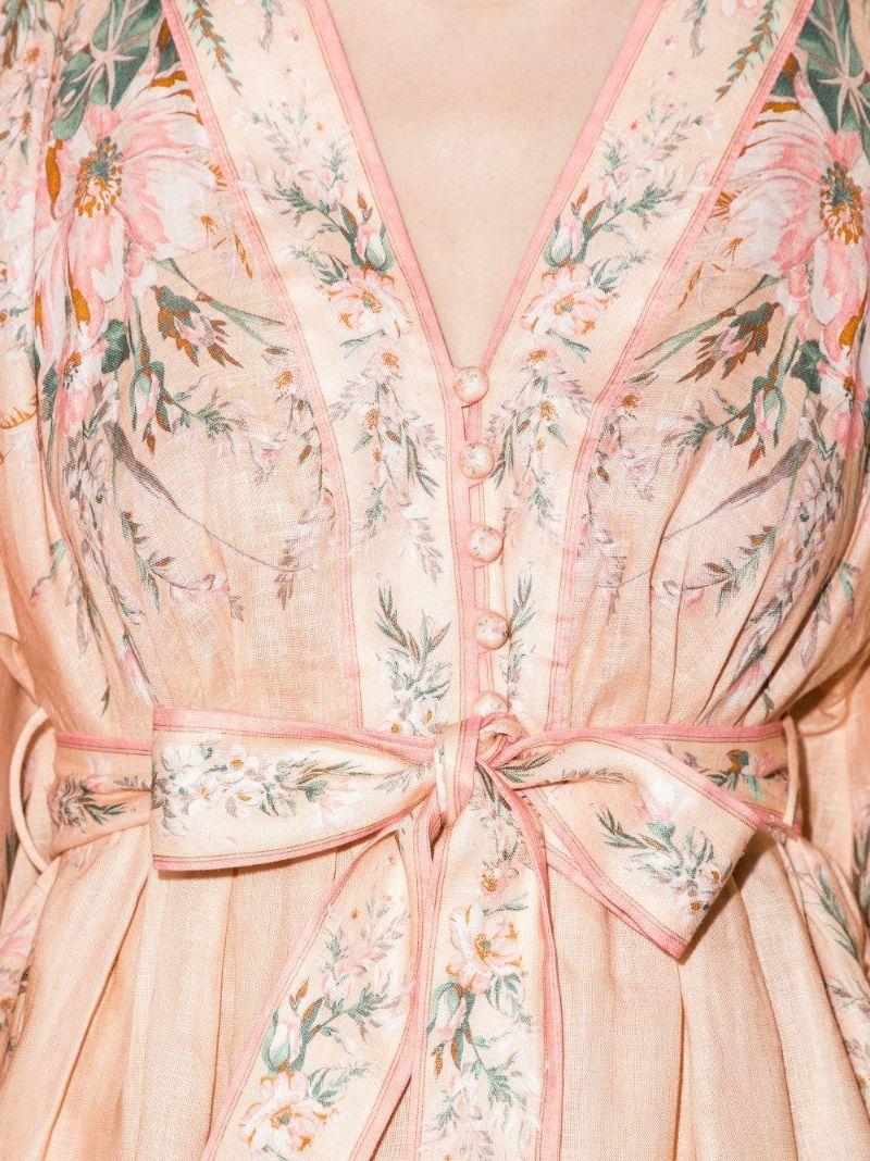 Moonshine Floral Print Mini Dress