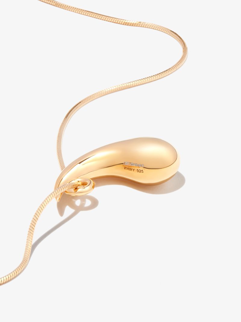 Gold Vermeil Talon Pendant Necklace