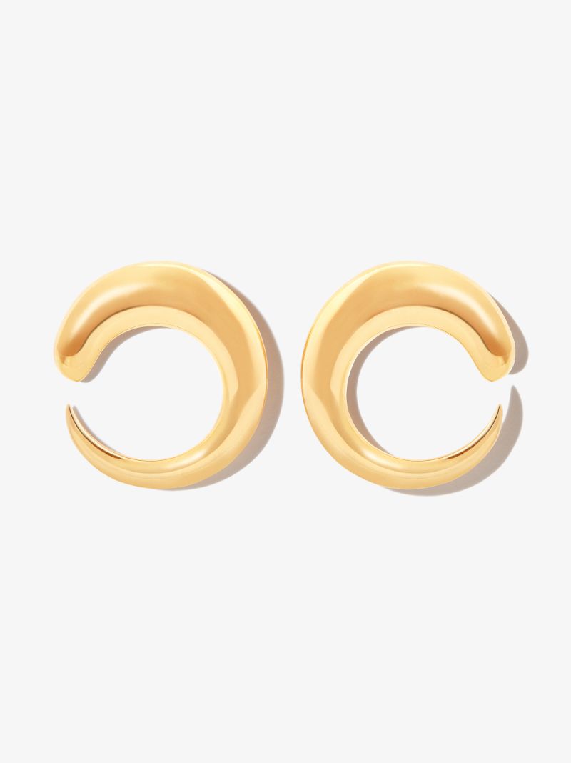 Gold Vermeil Khartoum Hoop Earrings