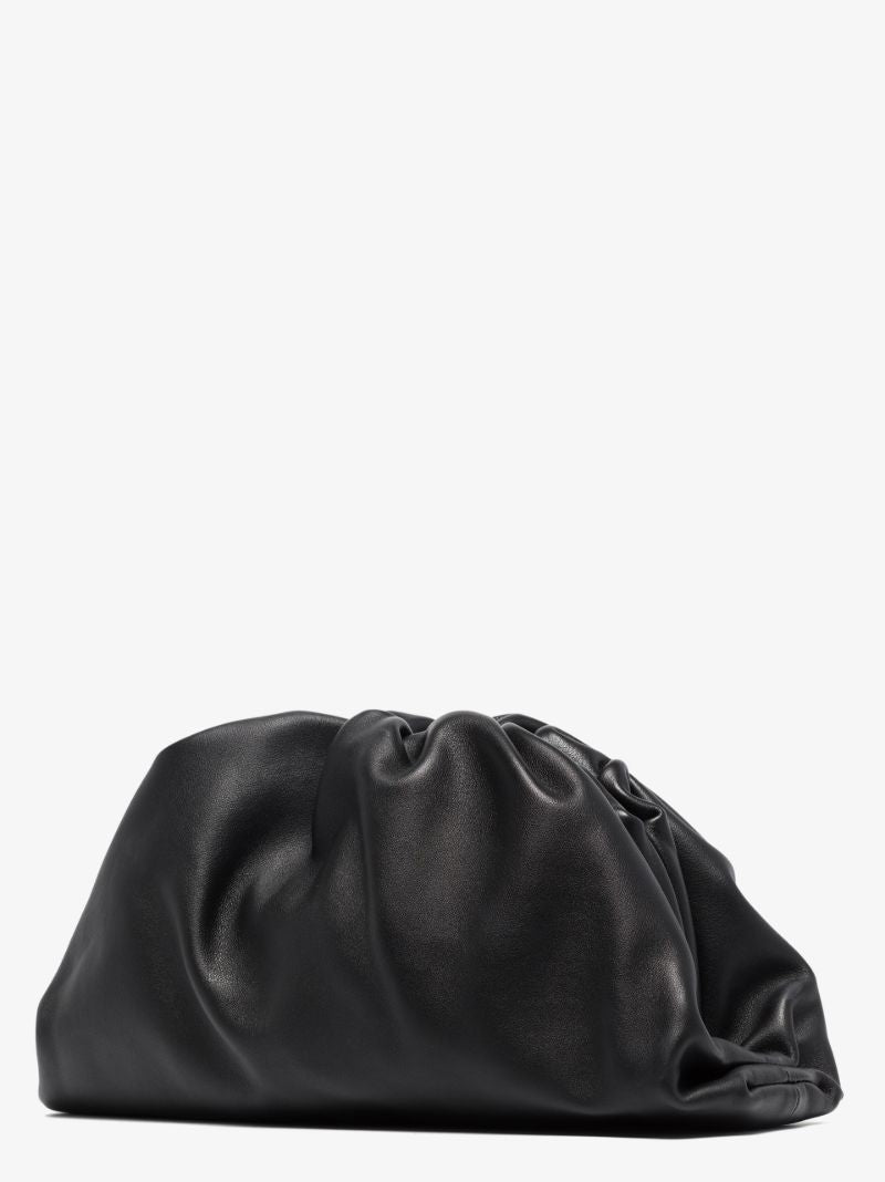 Black Teen Pouch Leather Clutch Bag