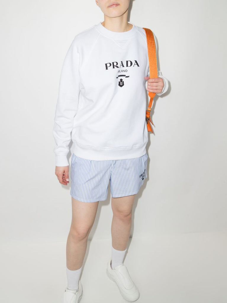 Logo Print Cotton Sweatshirt