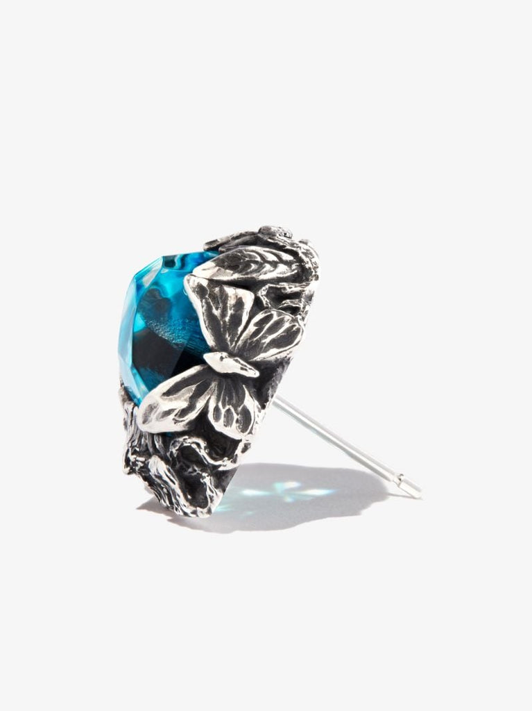 Sterling Silver Winter Crystal Stud Earring