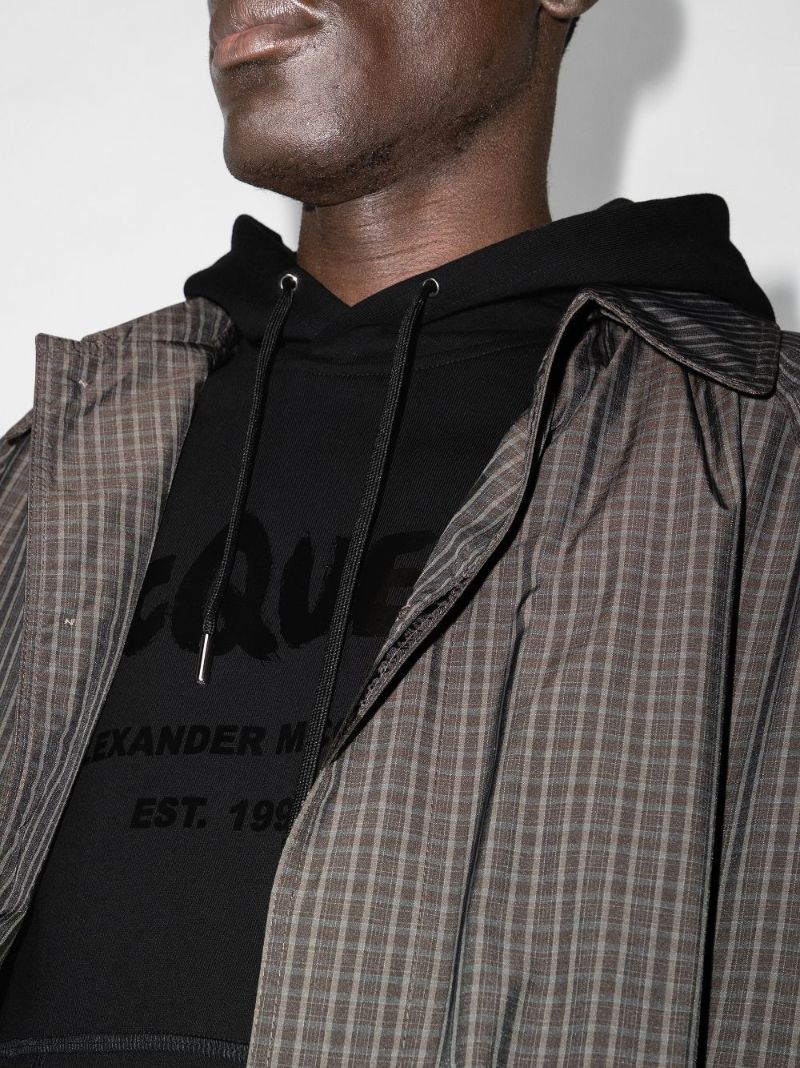 Graffiti Logo Cotton Hoodie