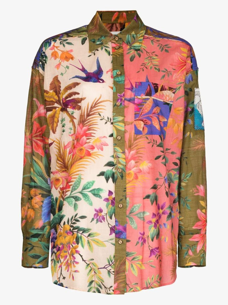 Tropicana Patchwork Cotton Shirt