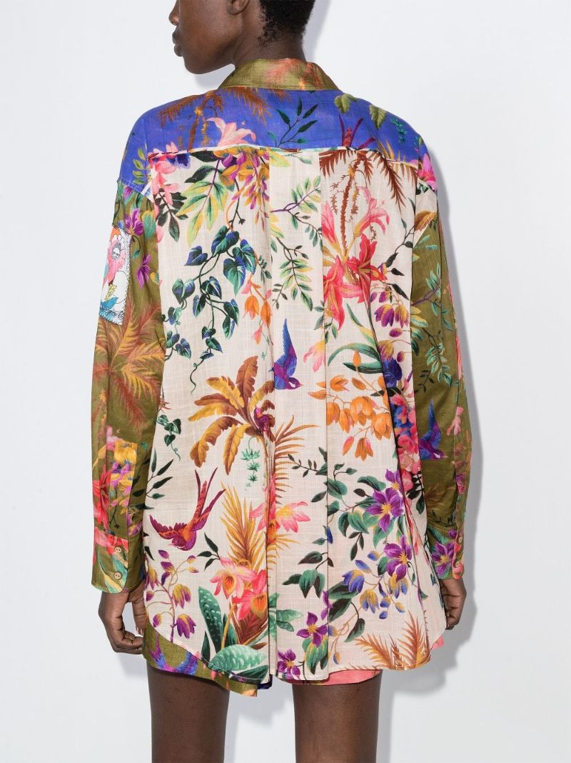 Tropicana Patchwork Cotton Shirt