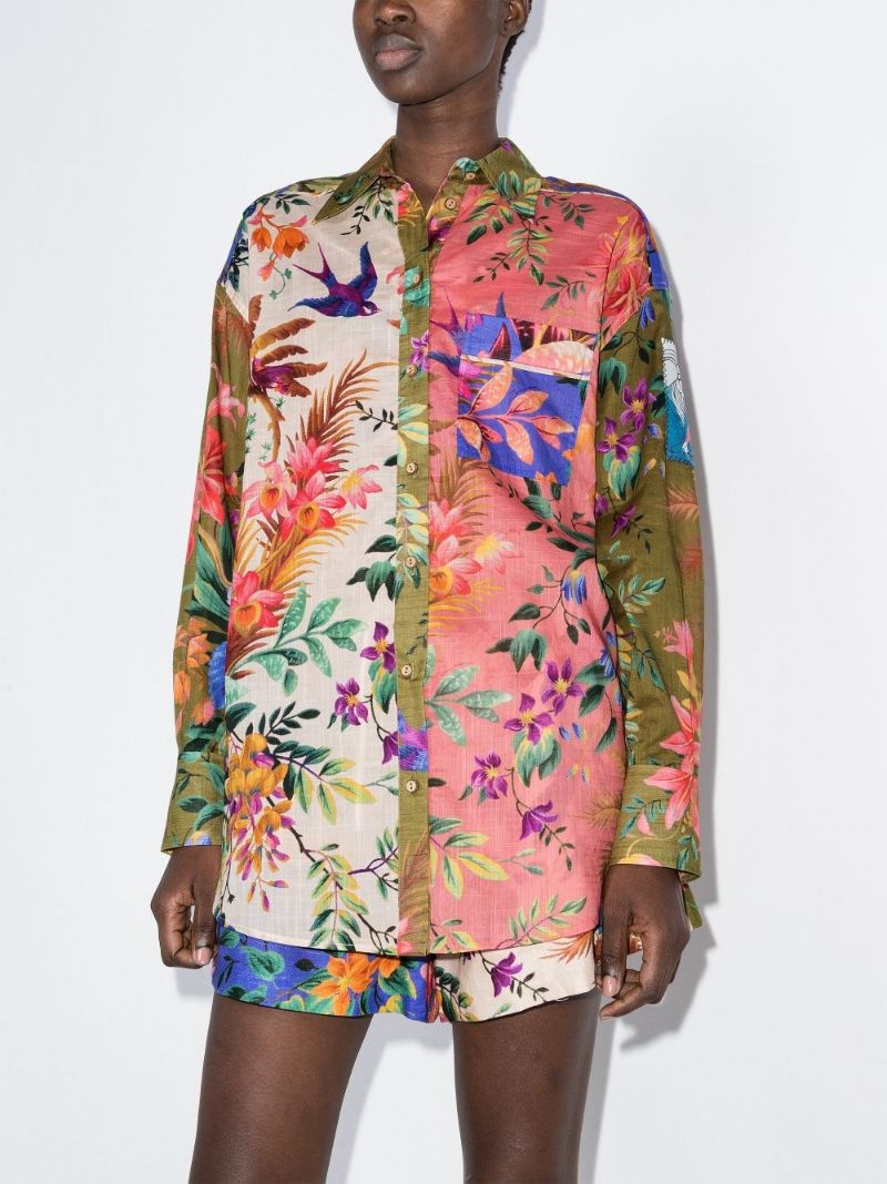 Tropicana Patchwork Cotton Shirt
