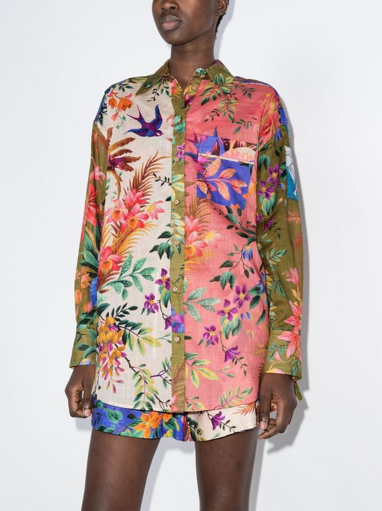 Tropicana Patchwork Cotton Shirt