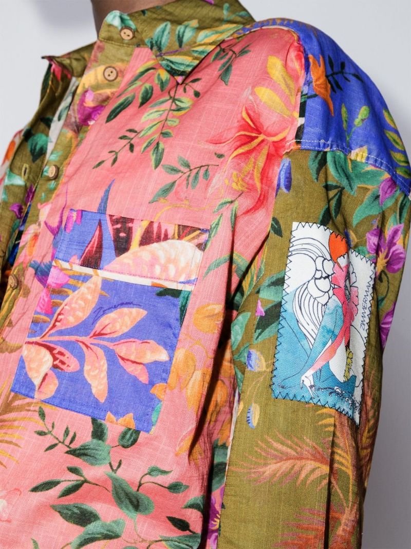 Tropicana Patchwork Cotton Shirt