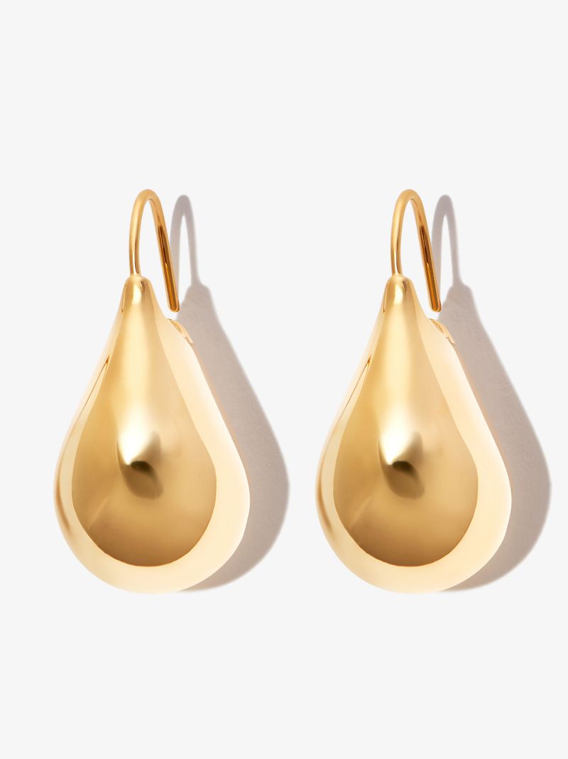 Gold Vermeil Jug Drop Earrings