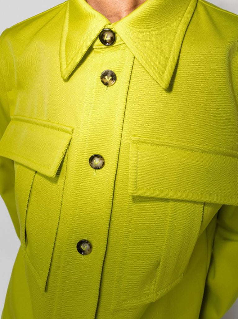 Structured Wool Shirt Jacket