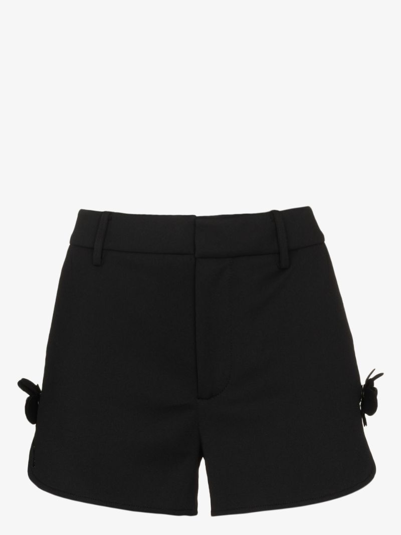 Floral AppliquÃ_x0083_Â© Shorts