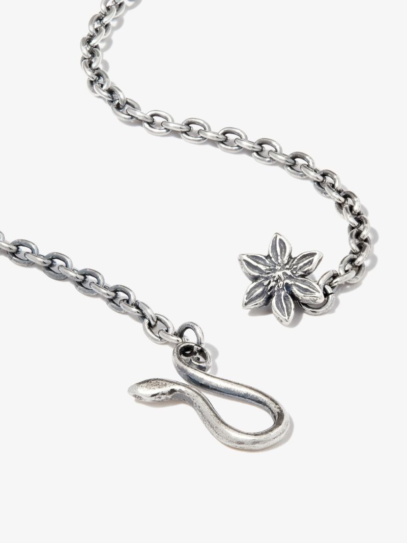Sterling Silver Winter Crystal Pendant Necklace