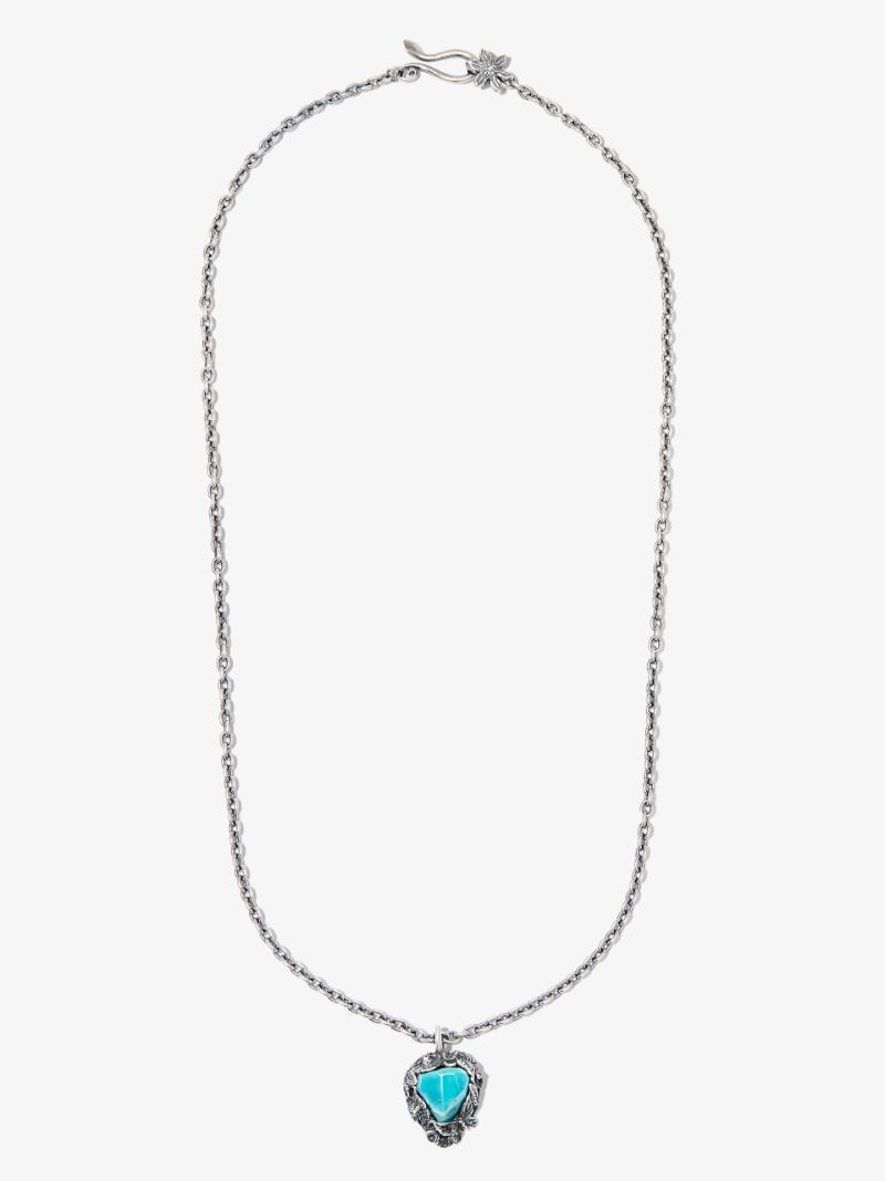 Sterling Silver Winter Crystal Pendant Necklace