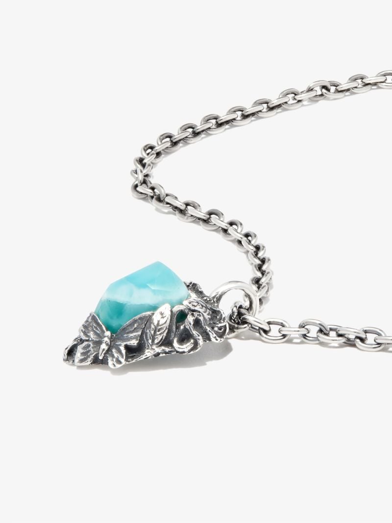 Sterling Silver Winter Crystal Pendant Necklace