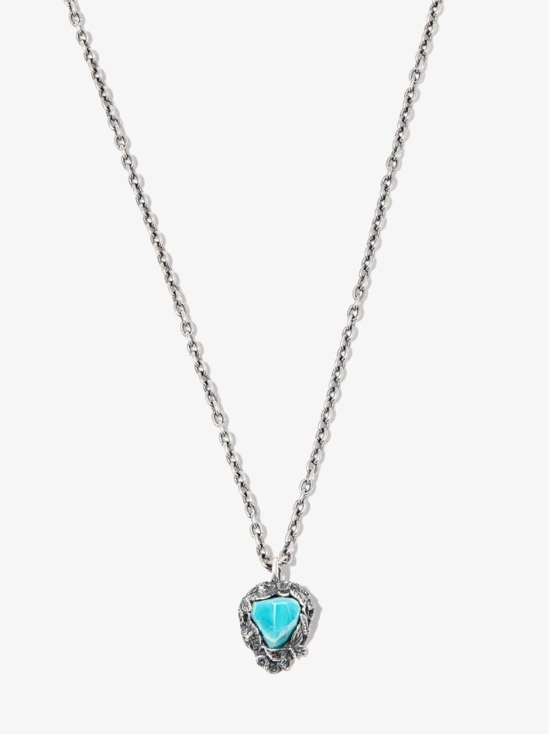 Sterling Silver Winter Crystal Pendant Necklace