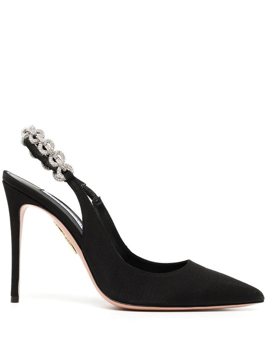Black Love Link 105 Silk Pumps
