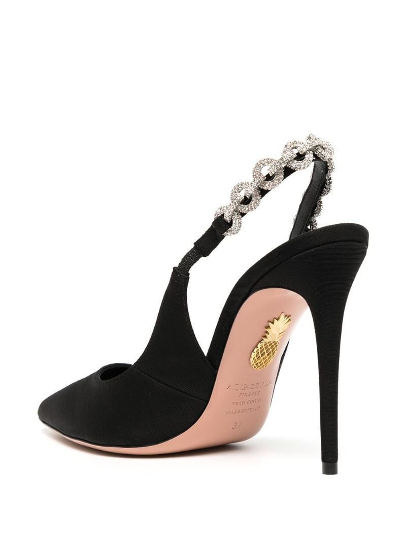 Black Love Link 105 Silk Pumps