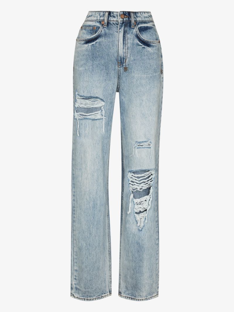 Playback Lifetime Busted Straight Leg Jeans