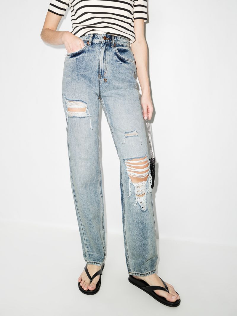 Playback Lifetime Busted Straight Leg Jeans