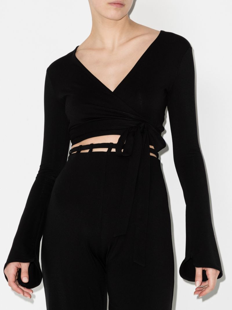Wrap-around Crop Top