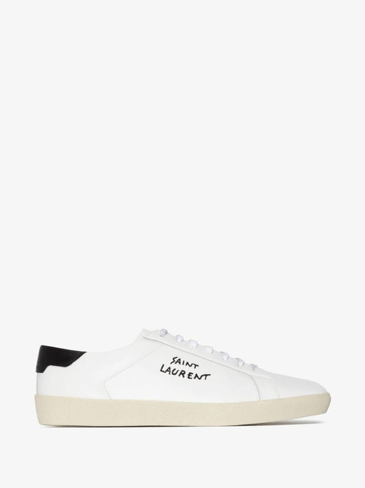 White Court Classic Sl/06 Leather Sneakers