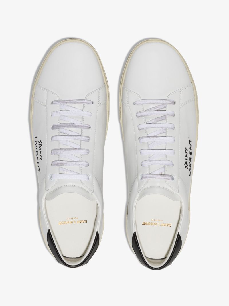 White Court Classic Sl/06 Leather Sneakers