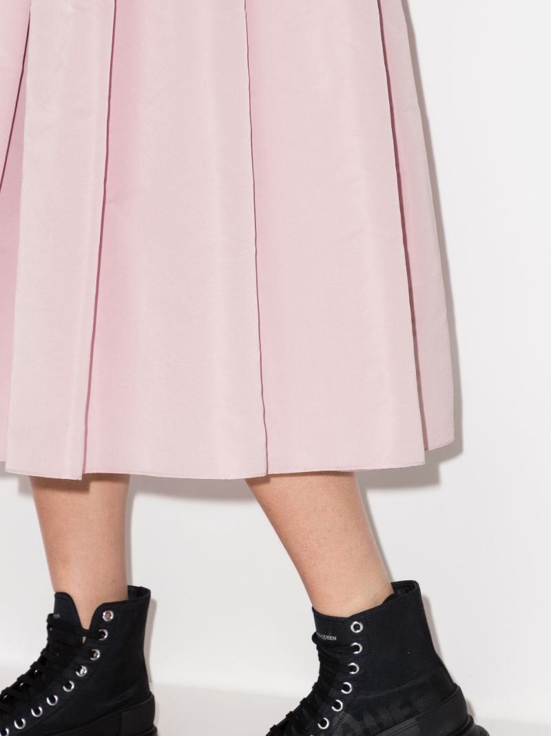 Pleated Midi Skirt