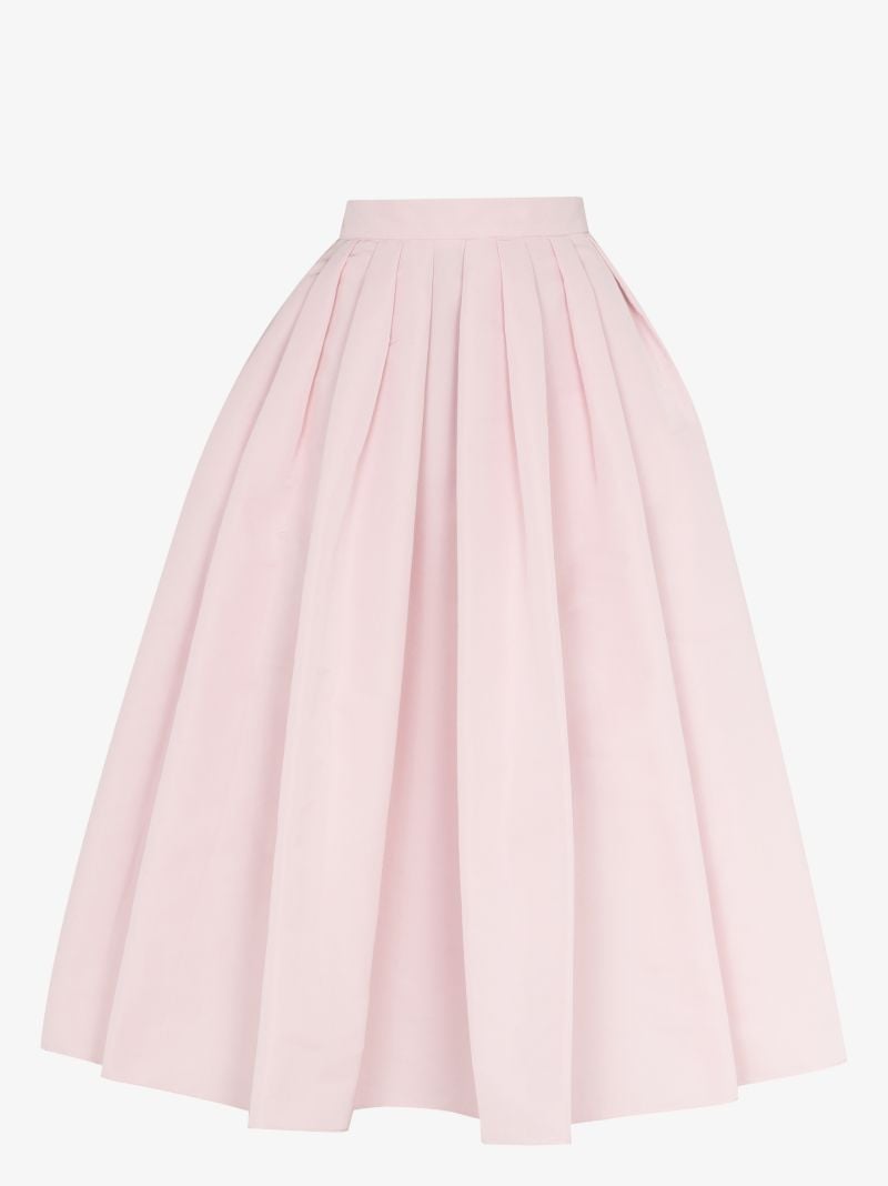 Pleated Midi Skirt