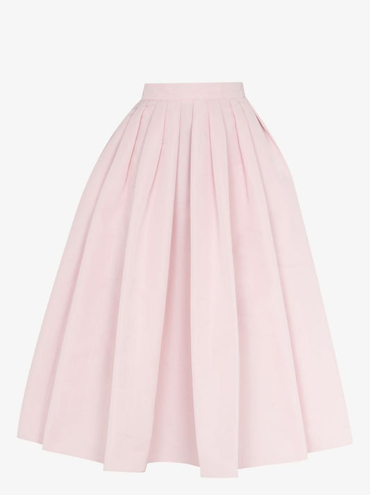 Pleated Midi Skirt