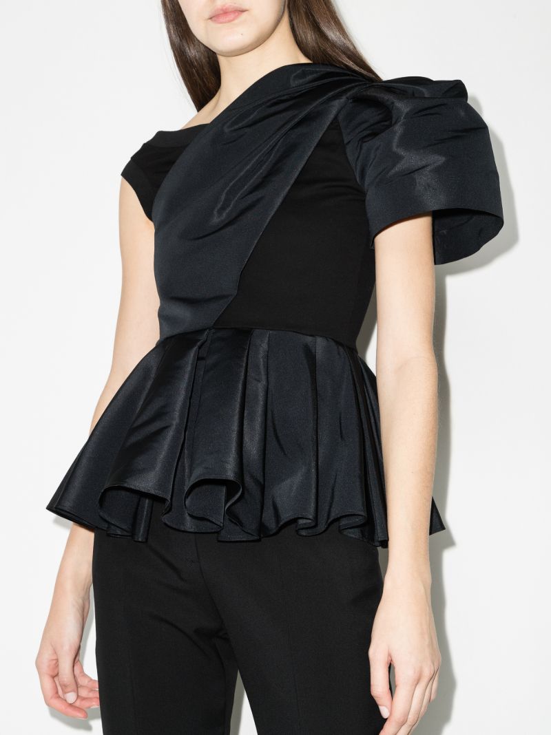Asymmetric Peplum Top