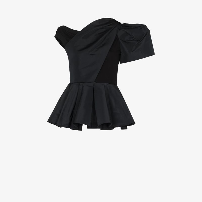 Asymmetric Peplum Top