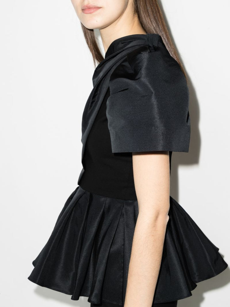 Asymmetric Peplum Top