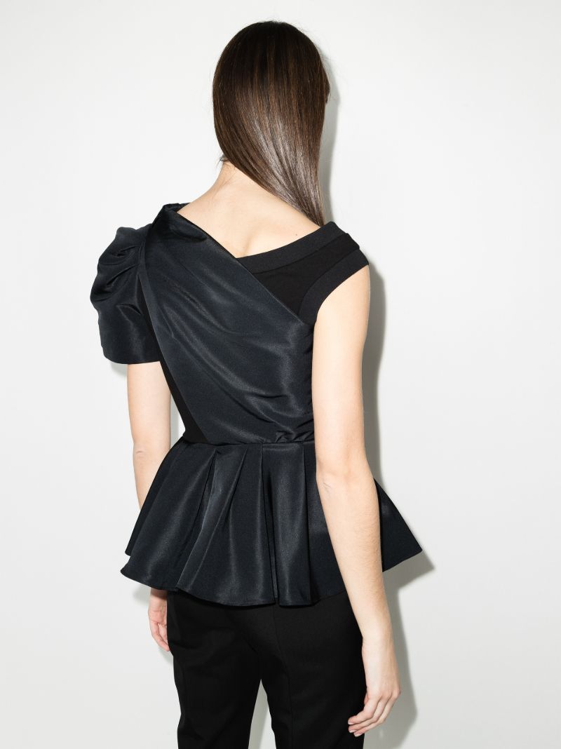 Asymmetric Peplum Top