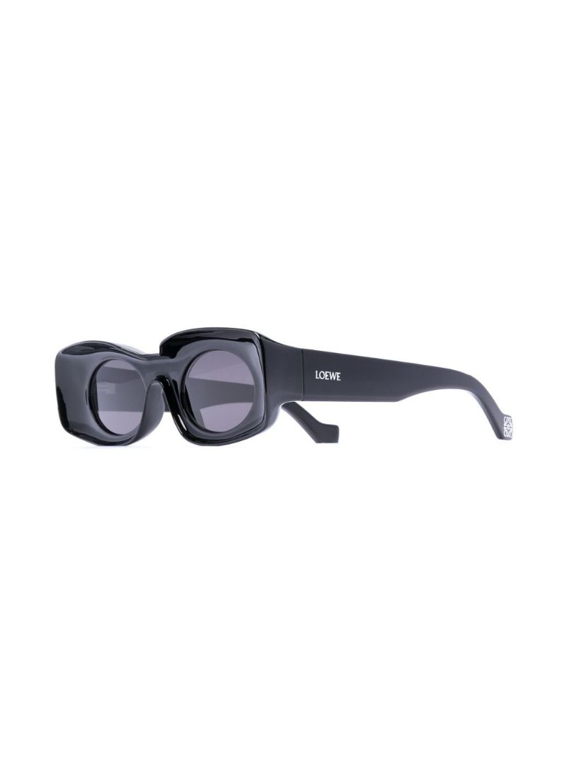 Black Oval Frame Sunglasses