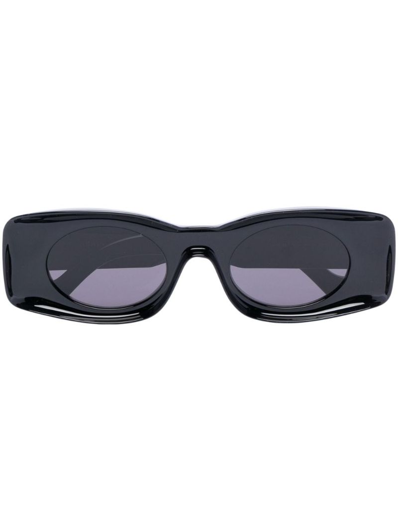 Black Oval Frame Sunglasses