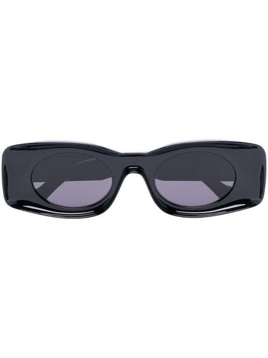 Black Oval Frame Sunglasses